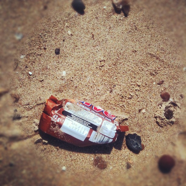 Caramel chocolate wrapper